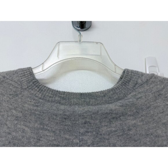 Worth New York NY Gray Wool Cape Back Sweater Knit Top Capelet Shrug XS - Picture 12 of 16